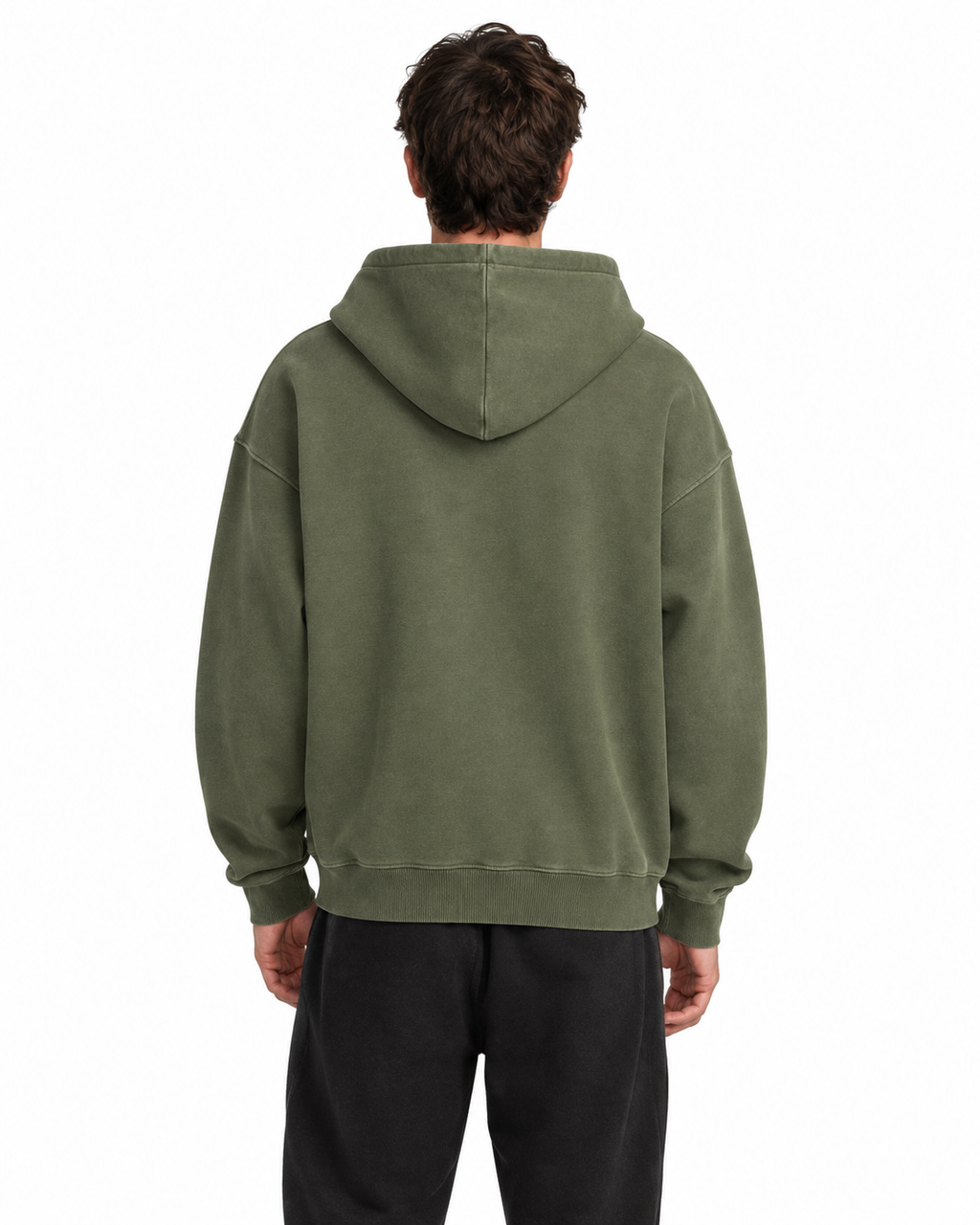Ezy Washed Cotton Hooded Zip-Up