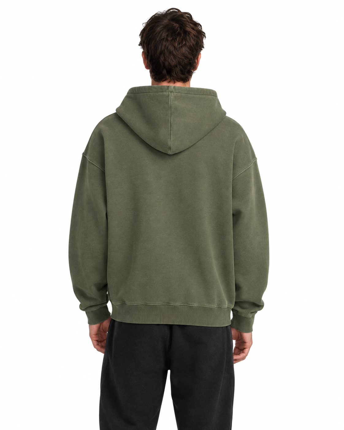 Ezy Washed Cotton Hooded Zip-Up